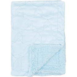 Kidscom Κουβέρτα Αγκαλιάς Fleece Stars Ciel 80x110cm