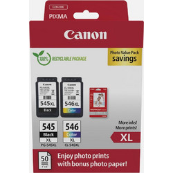 Canon Μελάνι Inkjet PG-545XL/CL-546XL Photo Value (8286B011) (CANPG-545XLPV) *