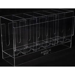 The Acrylic Box - 6-Slot TCG Booster Acrylic Dispenser