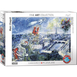 Puzzle Eurographics Le Bouquet De Paris By Marc Chagall 1000 Κομμάτια