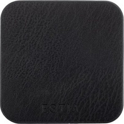 Estia Σουβέρ Allure PVC Σετ 4τμχ 10x10cm Μαύρο 07-32395