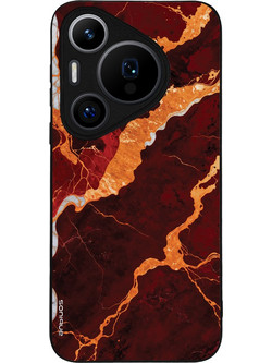 Sonique Marble Series Back Cover Red (Huawei Pura 70 Pro)