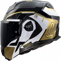 LS2 FF901 Advant Metryk Black /Gold Κράνος Μηχανής Crossover / Modular 1600gr