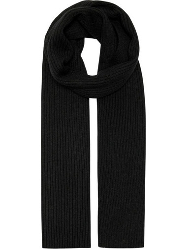 Only Γυναικείο Κασκόλ Πλεκτό Scarf ONLZENNA - ΜΑΎΡΟ