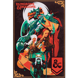 Pyramid Interational Dungeons & Dragons Poster Champions and Worriors 61 x 91 cm