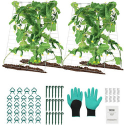 VEVOR A-Frame Cucumber Trellis 35" x 55" Πτυσσόμενο μεταλλικό καφασωτό κήπου