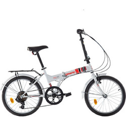 Orient Bikes Easy 2019 Σπαστό Ποδήλατο Πόλης 20" με 6 Ταχύτητες Λευκό
