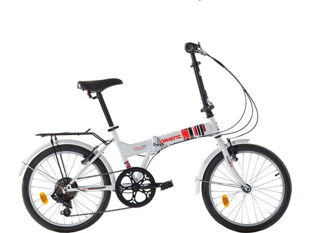 Orient Bikes Easy 2019 Σπαστό Ποδήλατο Πόλης 20" με 6 Ταχύτητες Λευκό