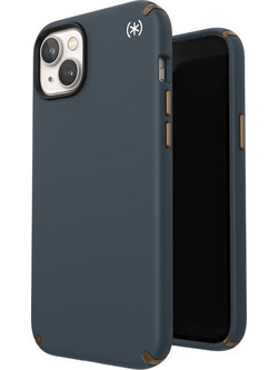 Speck Presidio2 Pro - Case for iPhone 15 Plus / 14 Plus with MICROBAN coating (Charcoal / Cool Bronze / Slate) - (150114-3068)