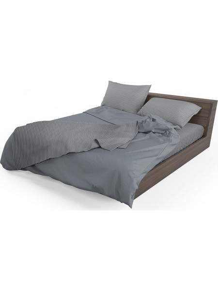 Σεντόνι Μονόχρωμο Flat Grey 240x260cm