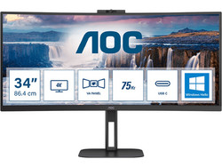 AOC CU34V5CW Ultrawide VA HDR Curved Gaming Monitor 34" 3440x1440 QHD 100Hz 4ms