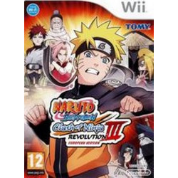 Naruto Shippuden Clash Of Ninja Revolution 3 Used Wii