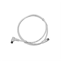 Adeleq Καλώδιο Κεραίας Coax Male to Coax Female 1.5m White 9-0150