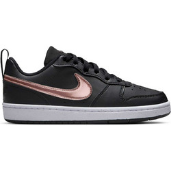 Nike Court Borough Παιδικά Sneakers Μαύρα Ροζ Χρυσά HF7307-001