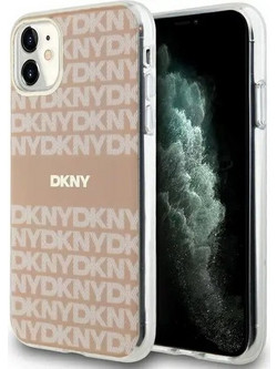 DKNY IML Mono & Stripe MagSafe Θήκη Pink (iPhone 11 / Xr)