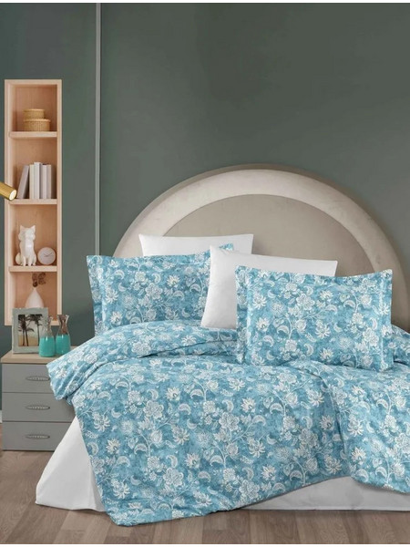 Σετ παπλωματοθήκη LUMINUS 100% Βαμβάκι 220 x 240 + 2 μαξιλαροθήκες 52 x 72 εκ. MADI - 2.20x2.40