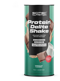 Scitec Nutrition Protein Delite Shake Chocolate Πρωτεΐνη Ορού Γάλακτος Χωρίς Γλουτένη 700gr