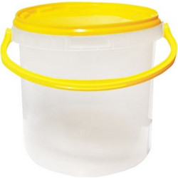 Βάζο PET Μελιού 2,3lt (3kg Μέλι) Διάφανο με Χερούλι Χωρίς Καπάκι 72τμχ