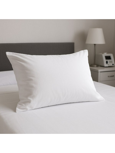 Μαξιλαροθήκη 50x70εκ. Polycotton 50% Βαμβάκι-50% Polyester 160TC Λευκή 242420000539 - OEM - 242420000539
