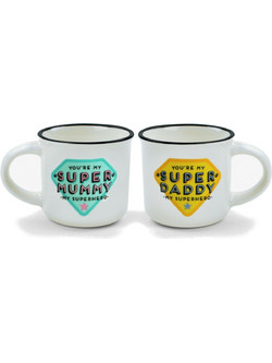 Legami Σετ 2 Κούπες Super Mummy- Super Daddy (MM0015)