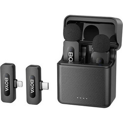 Combo Mobile Wireless Mic BOYA BY-V3 for Android iPhone (BY-V3 Combo)