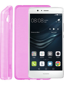 Idol 1991 Ultra Thin TPU Θήκη Transparent Pink (Huawei P9 Lite)
