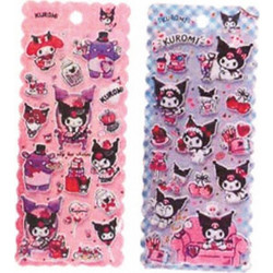 Hello Kitty Kuromi assorted Embossed stickers