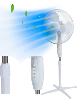 Extralink ESF-40D-WH Ανεμιστήρας Ορθοστάτης 40W Διαμέτρου 40cm