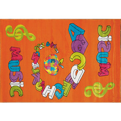 COLORS 414 ORANGE 133cmx190cm