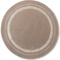 Laura Ashley Redbrook Χαλί Στρογγυλό Shaggy 150cm 081801 Hazelnut