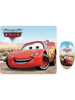 Disney DSY-MP020 Cars Twin Pack Ενσύρματο Ποντίκι