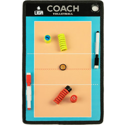 ΠΙΝΑΚΑΣ ΤΑΚΤΙΚΗΣ ΒΟΛΕΪ 23cm*38cm (VOLLEYBALL TACTIC BOARD) LIGASPORT - LIGA SPORT