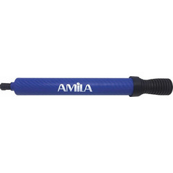 Amila Τρόμπα Χεριού 34cm Διπλής Ενέργειας - Γρήγορο Φούσκωμα Μπαλών & Φουσκωτών με 2 Μύτες 41993
