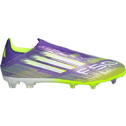 Adidas F50 League Laceless FG/MG JH7734 Ποδοσφαιρικά Παπούτσια με Τάπες Μωβ Lime