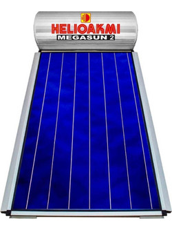 Helioakmi Megasun 2 Ηλιακός Θερμοσίφωνας 120lt 2.1m² Glass Τριπλής Ενέργειας