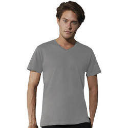 Ανδρικό T-Shirt V-Neck TM044 B & C Organic Inspire Light Grey