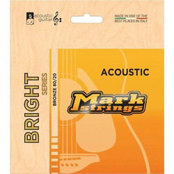 Markbass Bright Σετ 6 Χορδές Ακουστικής Κιθάρας 80/20 Bronze 11-52"