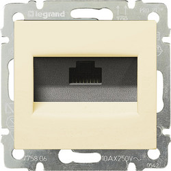 RJ45 ΚΑΤ. 6 UTP 1 ΕΞ./ΝΥΧΙΑ ΚΡΕΜ LEGRAND VALENA - 774146