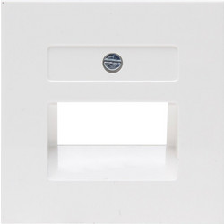 HK07 ΠΛΑΚΙΔΙΟ ΔΙΠΛΟ RJ11/RJ45 ΛΕΥΚΟ - 1-K371729003