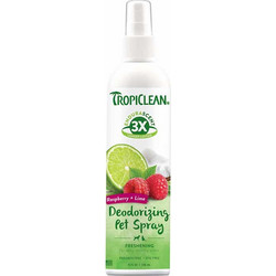 Tropiclean Deodorizing Spray Αποσμητικό Σμέουρο & Λάιμ 236ml