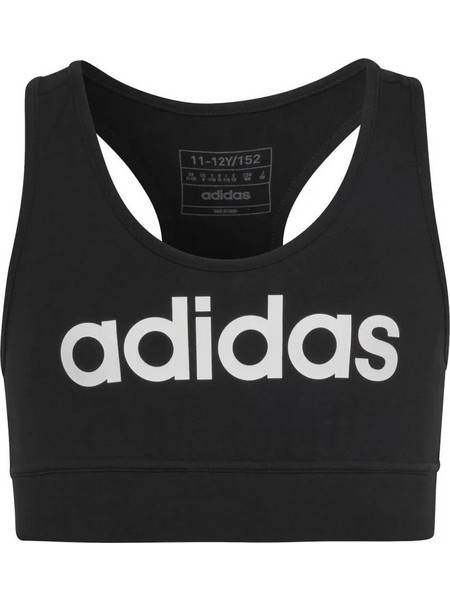 Παιδικό Μπουστάκι Για Κορίτσια Adidas Linear Bra Black / Roston