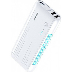 Awei P18K Power Bank 6000mAh με 2 Θύρες USB-A White
