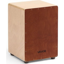 Τύμπανο VEVOR Cajon Box, με εσωτερικά σύρματα, ελαφρύ ξύλινο κουτί κρουστών, φορητό μουσικό όργανο από ξύλο Birch με πόδια σιλικόνης, για αρχάριους και επαγγελματίες, 305 x 30 mm