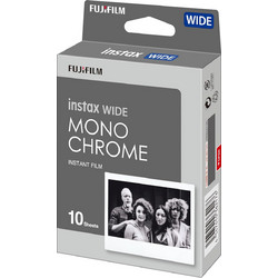 Fujifilm B&W/Monochromatic Instax Wide Instant (10 Exposures)