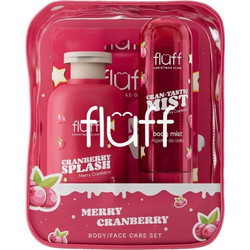 Fluff Merry Cranberry Shower Gel 200ml + Body Mist 80ml + Hydrogel Lip Mask