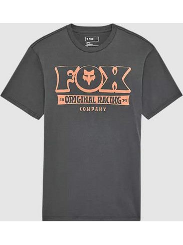 Μπλουζα T-shirt FOX Banner Premium Tee Dark Shadow Grey