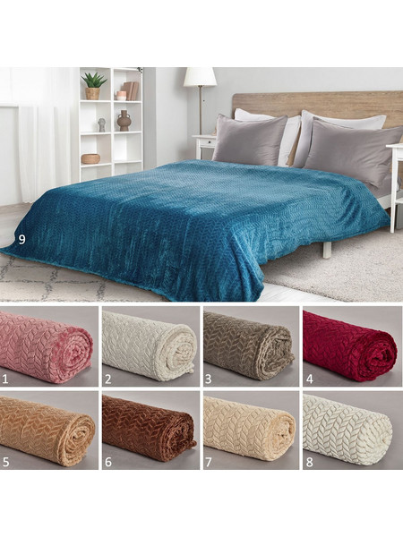Κουβέρτα Fleece Υπέρδιπλη (220x240) Whitegg KB160 4-Red