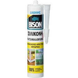 SILICONE GLASS ΔΙΑΦΑΝΗ 280ml BISON 6303187