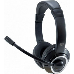 Conceptronic POLONA02BA On Ear Ακουστικά Υπολογιστή με Μικρόφωνο & 3.5mm Jack