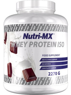 Nutri-MX Whey ISO Vanilla Πρωτεΐνη Ορού Γάλακτος Γράμμωσης 2.27kg